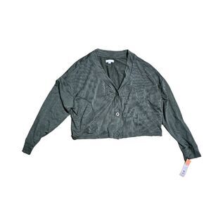 Women's COLSIE Ribbed Knit Lounge Cardigan Sweater XL